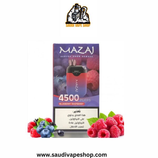 Mazaj Infinity Blueberry Raspberry 4500 Puffs