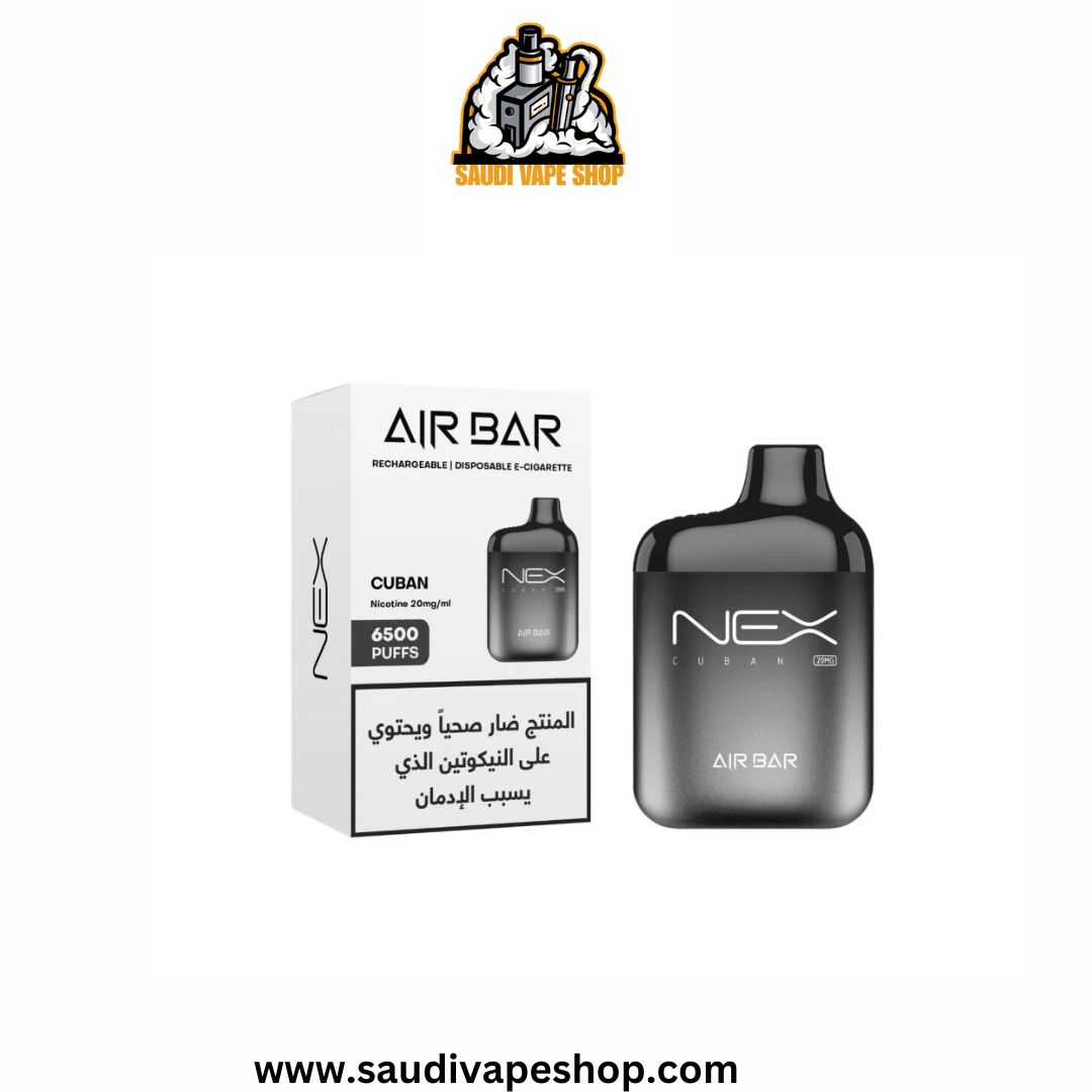 Airbar Nex 6500 Puffs Disposable Vape Cuban Tobacco