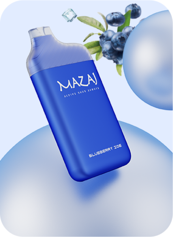 Mazaj 5500 Puffs 20 mg Nicotine Blueberry ice