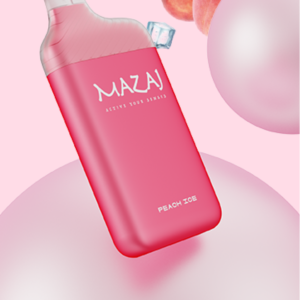 mazaj 5500 puffs 20 mg nicotine peach ice saudi arabia