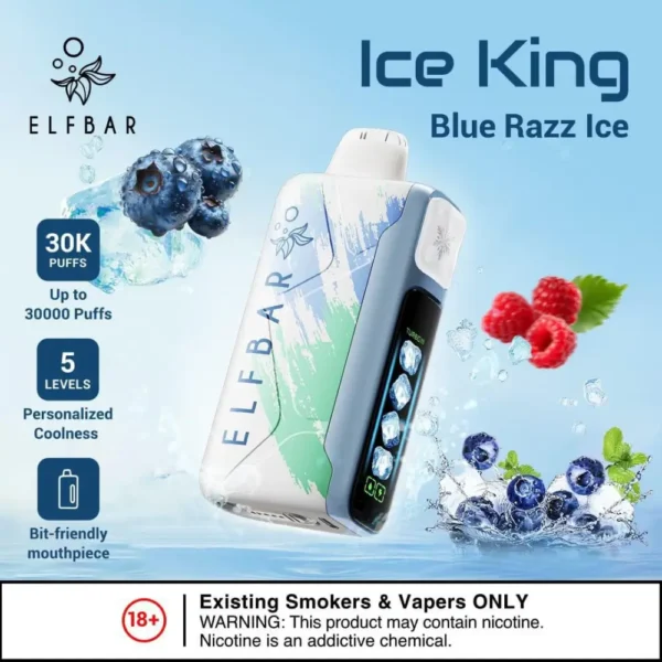 ELFBAR Ice King Blue Razz Ice 30000 Puffs in Saudi Arabia
