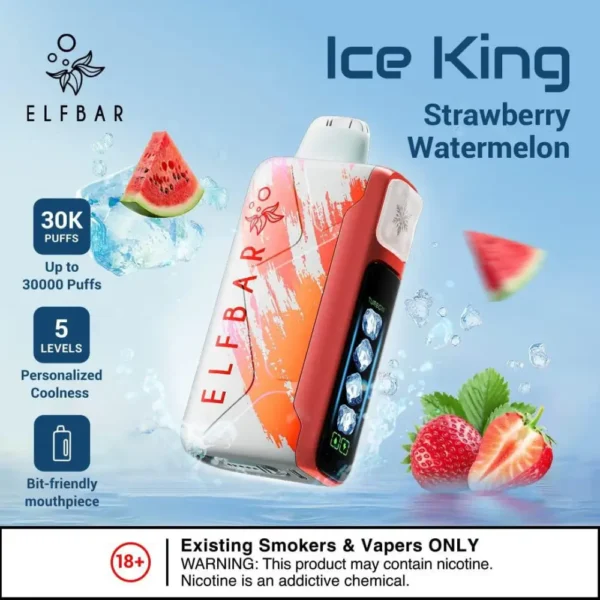 ELFBAR Ice King Strawberry Watermelon 30000 Puffs