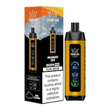 Al Fakher Crown Bar 8000 Puffs Cool Mango