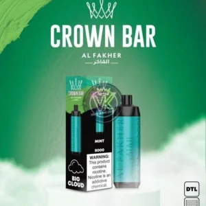 Al Fakher Crown Bar 8000 Puffs Gum Mint
