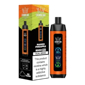Al Fakher Crown Bar 8000 Puffs Mango Pineapple