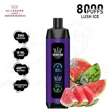 Al fakher Crown Bar 8000 Puffs Lush Ice