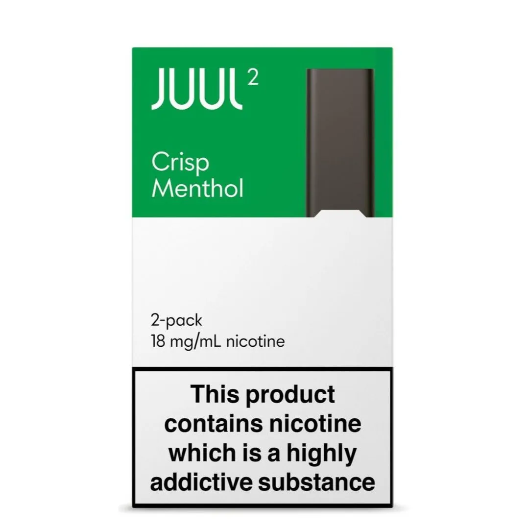 Crisp Menthol Juul 2 Pods